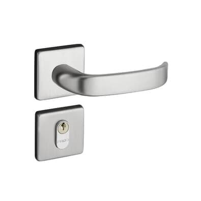 Fechaduras Concept Externa 40mm Roseta Quadrada Cromo Acetinado Rq1 413-40ce Ccz-55 Cra Pado