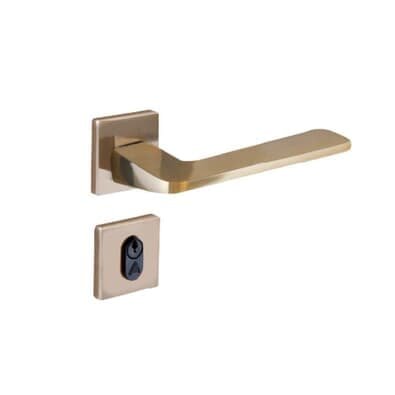 Fechadura Ultra Line Externa 4401 Bronze Latonado 40mm Aliança