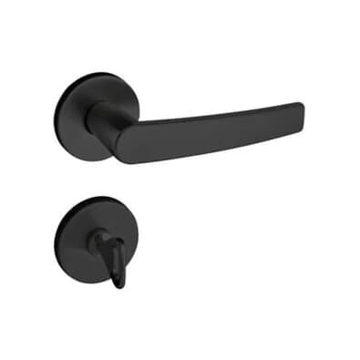 Fechadura Concept Banheiro 40mm Roseta Preta Rr1 401-40cb Ep Pado