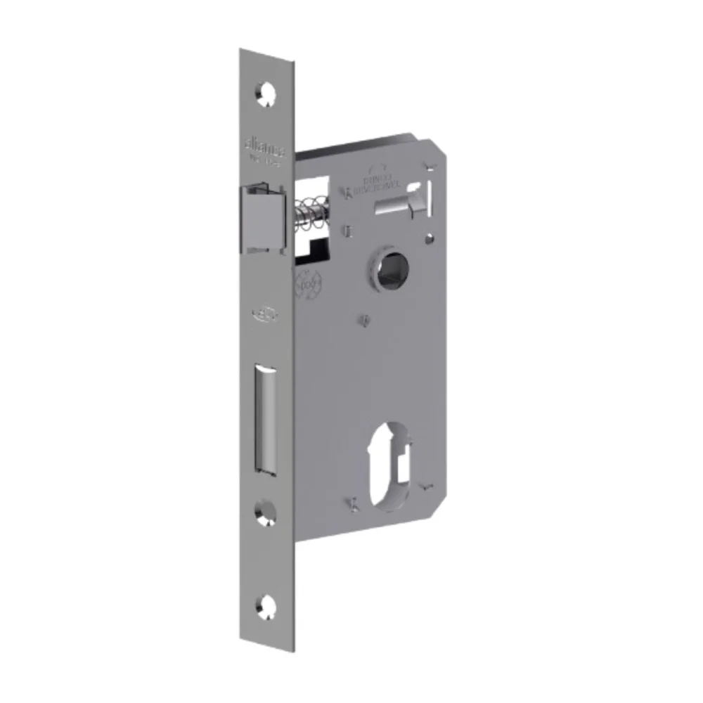 Imagem 2 de 5 do produto Fechadura Quadratta Premium Externa 2600/81 Roseta Cromada 40mm Aliança