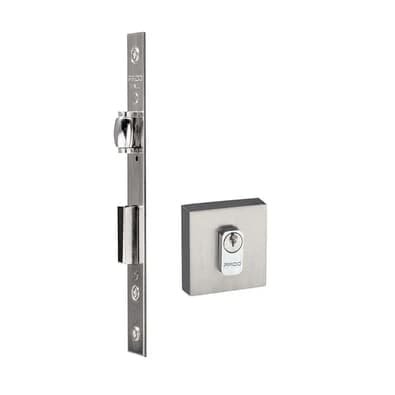Fechadura Rolete Para Porta Pivotante 55mm Cromo Acetinado Rq2 464-55re Ctz-55 Cra Pado