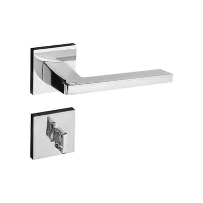 Fechadura Karli Banheiro 55mm Roseta Cromado Rq2 745-55pb Crp Pado
