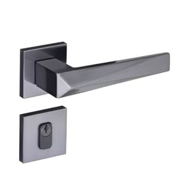 Fechadura Ascot Externa 55mm Grafite Polido Rq2 001-55pe Ctl-55 Gp Pado