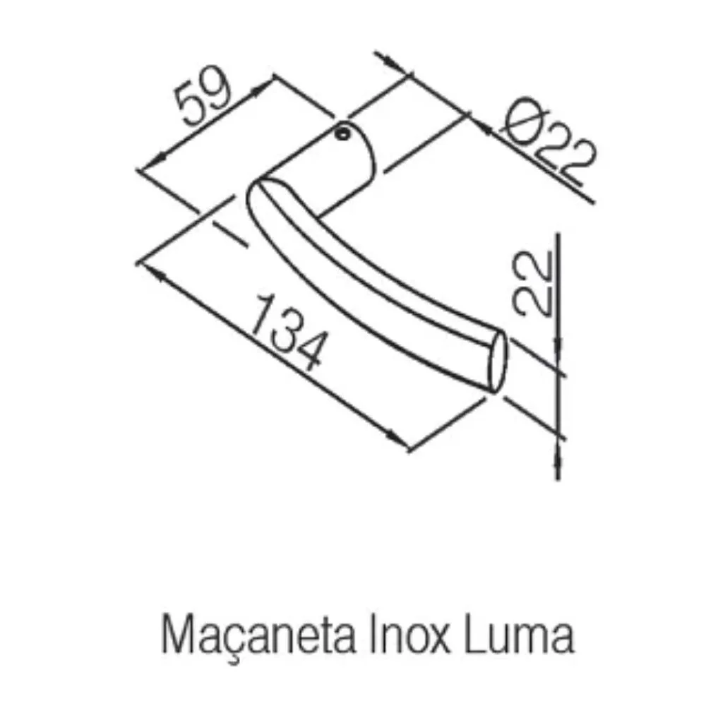 Fechadura Luma Interna 582-55pi Ixe Rr2 Ecoinox 55mm Inox Escovado Pado Fechadura Luma Interna 582-55pi Ixe Rr2 Ecoinox 55mm Inox Escovado Pado