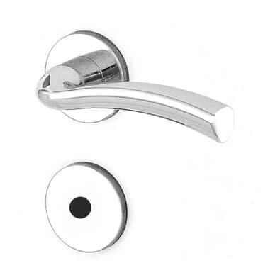 Fechadura Banheiro Handy Antioxy 55mm R528 Aço Inox 304 Cromado Haga