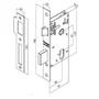 Fechadura Brava Tetra Chave 40mm E280 M105 Inox Polido Cr Haga