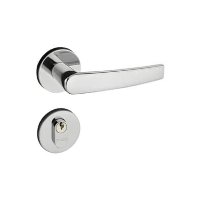 Fechadura Concept Externa 40mm Roseta Cromada Rr1 401-40ce Raio Cr Pado
