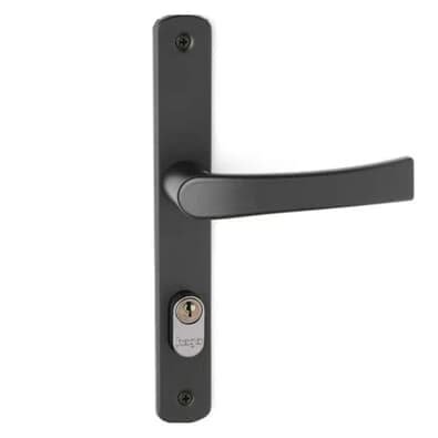 Fechadura Berlin Externa Perfil Estreito 21mm E225 M138 Preto Haga