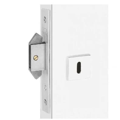 Fechadura Interna 622 Porta De Correr Asa De Avião 45mm Ros529 Inox Polido Haga