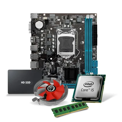 Kit Pl Mãe H81 + Proc. i5 4570s  + Memoria 8 Gb Ddr3 + Cooler + 240