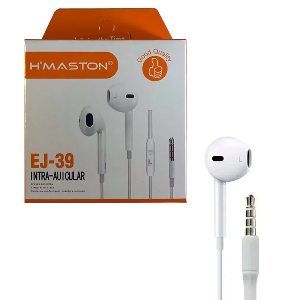 Imagem 3 de 4 do produto Fone De Ouvido C/fio Hmaston Ej-39
