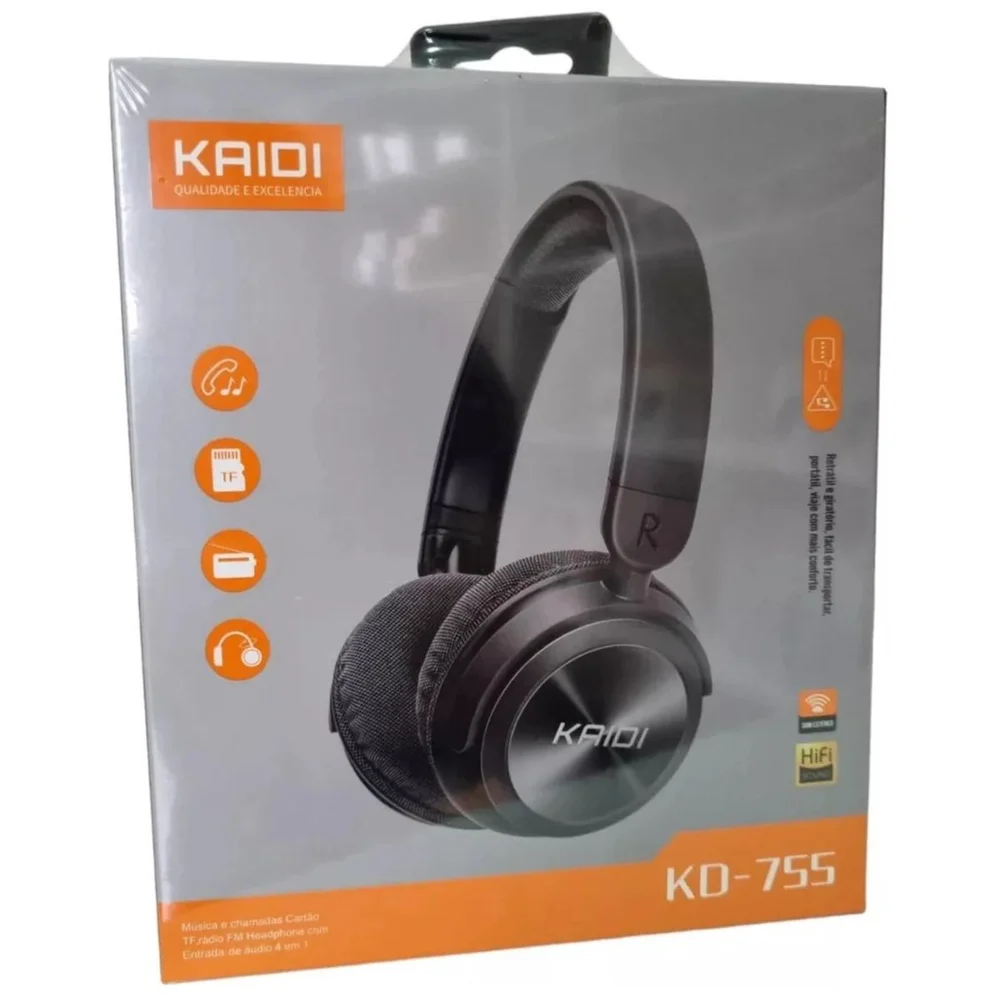 Fone de ouvido Bluetooth Kaidi KD 755 - view 4