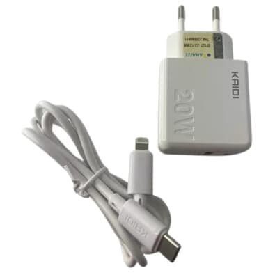Carregador Usb-c+usb P/lightning 20w Pd Qc Kd-670cl Kaidi — foto 3