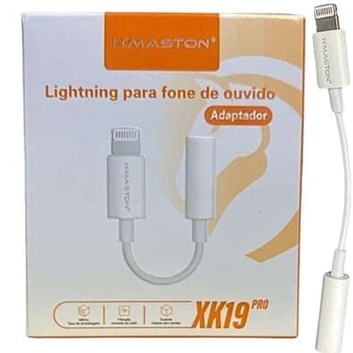 Cabo Adaptador Lightning P/áudio P3  Xk19 Hmaston