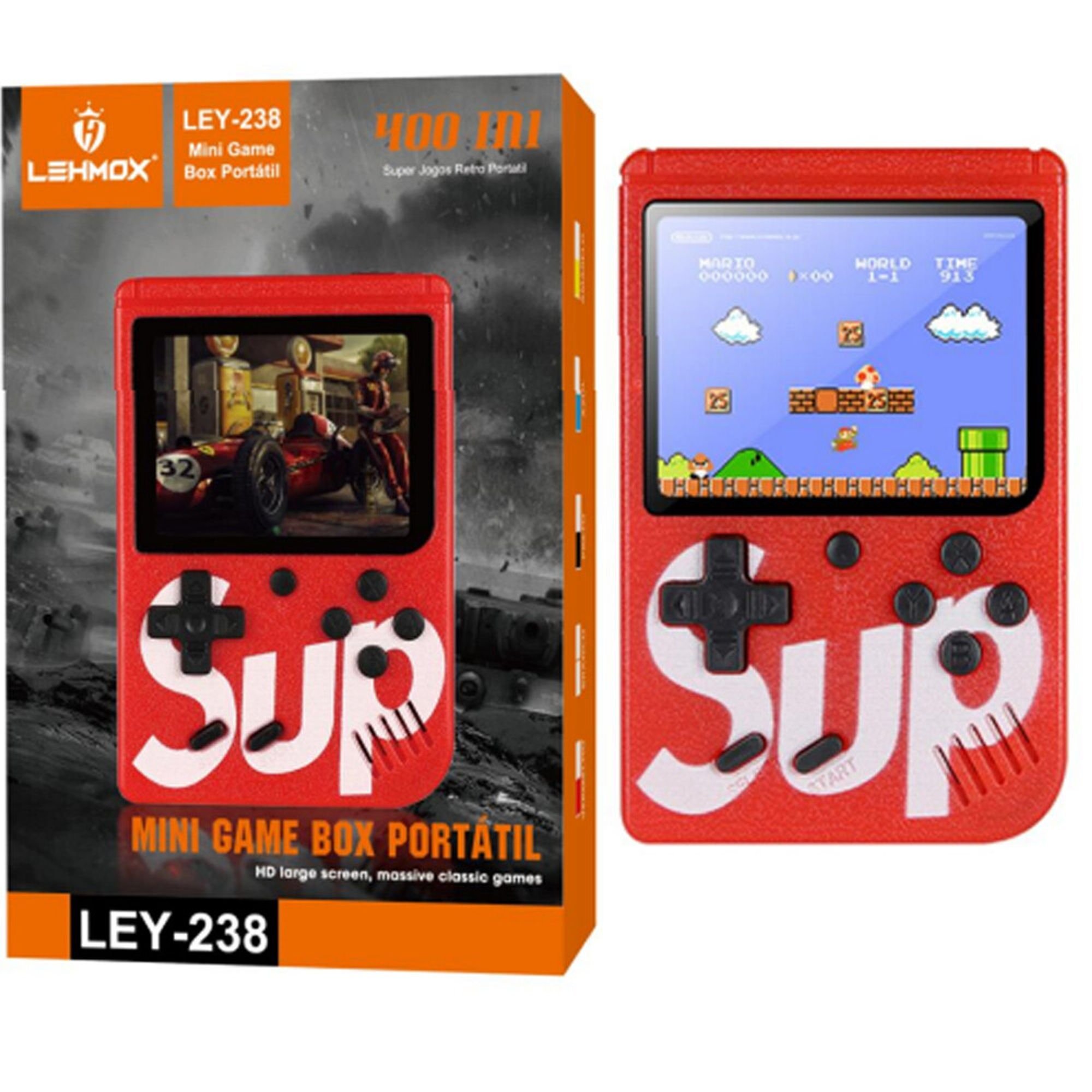 Mini Game Portátil Retro Com 400 Jogos Lehmox - Ley-238