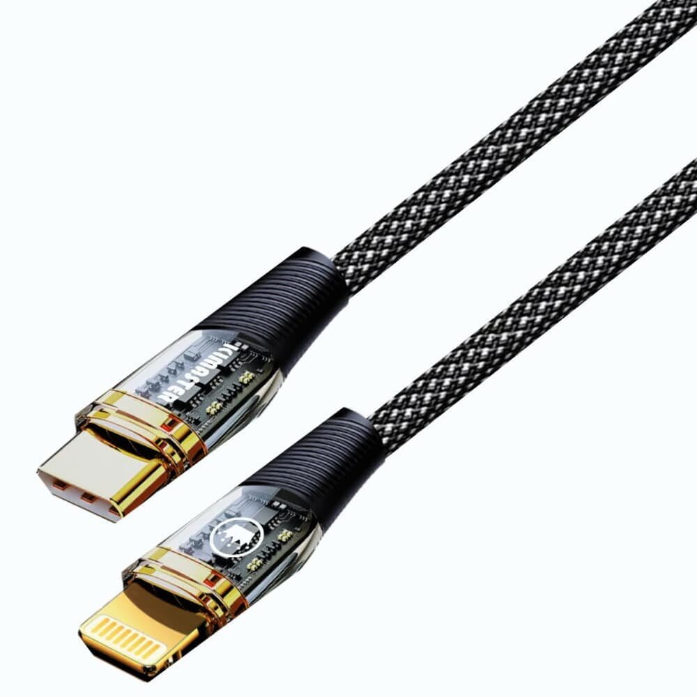 Imagem 2 de 3 do produto Cabo De Dados Usb-c P/lightning 2m 30w Pd Kimaster Cb837l