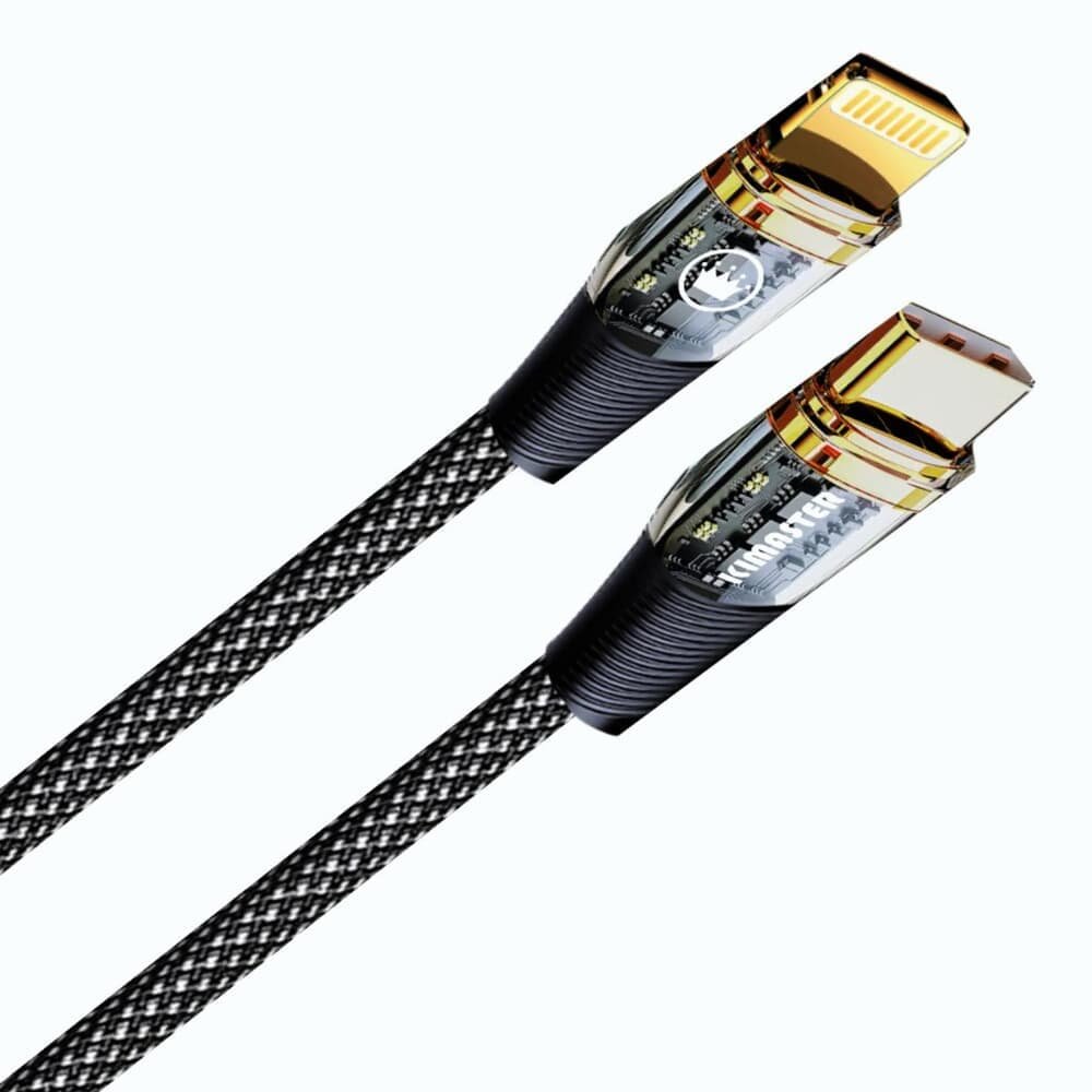Imagem 3 de 3 do produto Cabo De Dados Usb-c P/lightning 2m 30w Pd Kimaster Cb837l