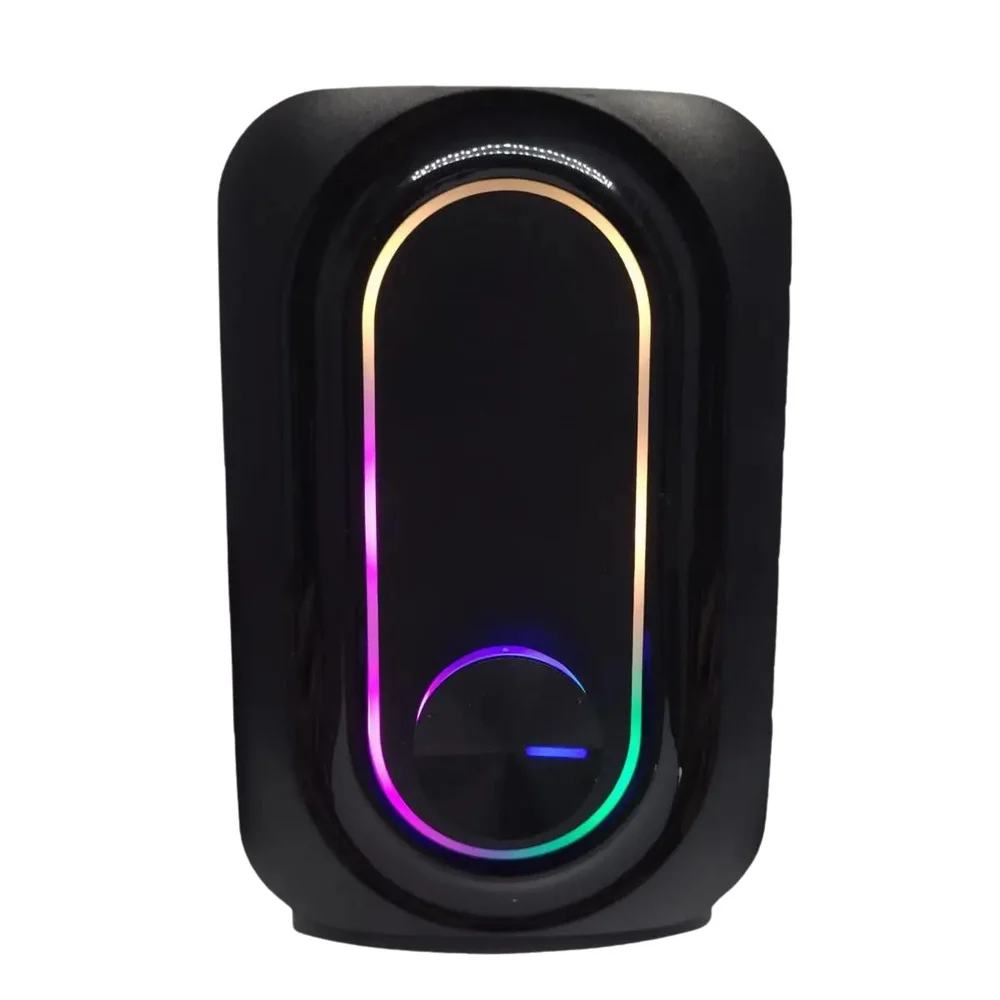 Imagem 2 de 5 do produto Caixa De Som Pc Gamer 11w Rms 2.1 Subwoofer Iluminação Led
