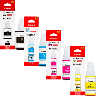 Kit 4 Refil Tinta Para Gi-190 1100 2100 3100 4100 Tinta Colors