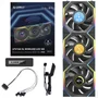 Kit 3 Cooler Lian Li Gamer Uni Fan Sl Wireless Lcd 120 ARGB 3