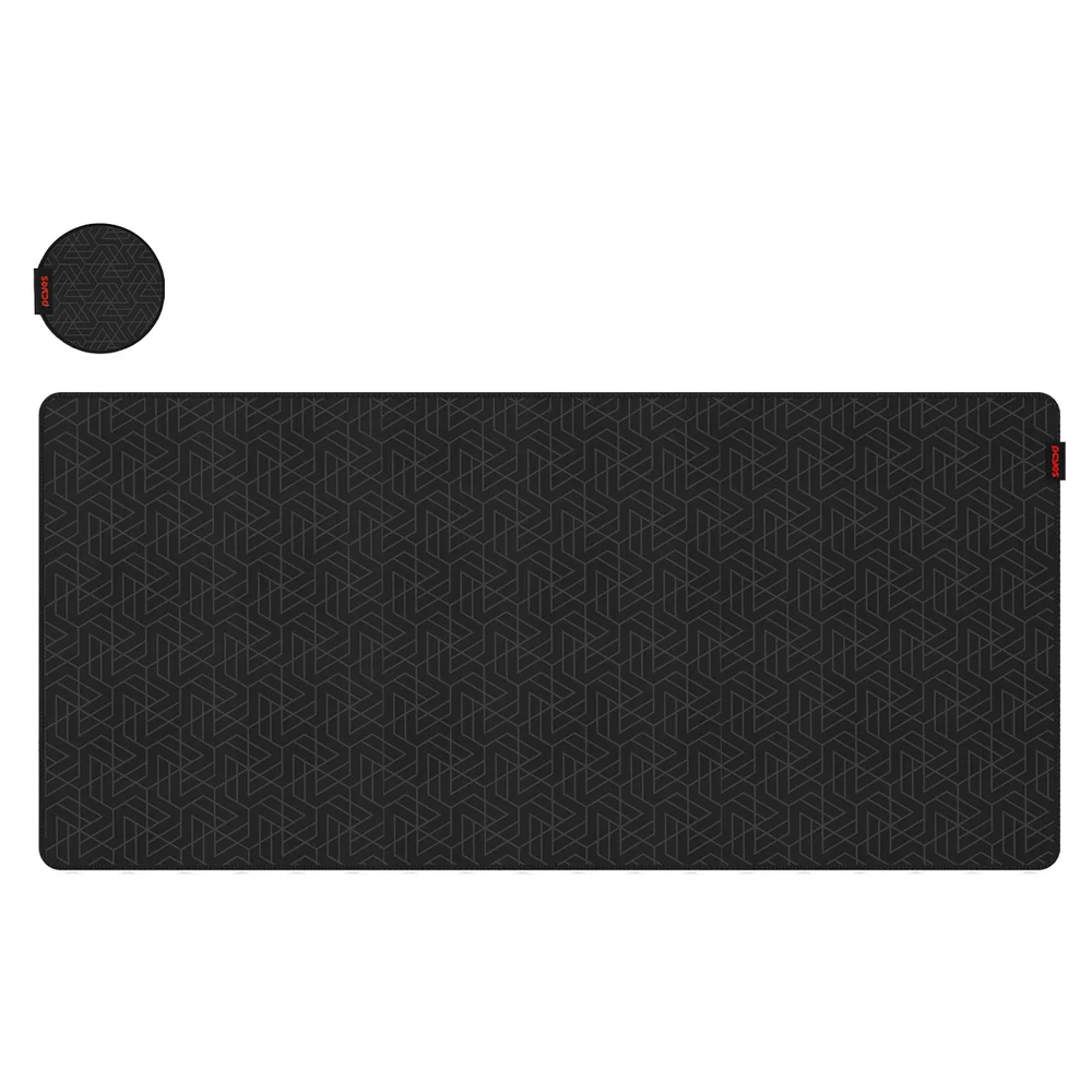 Imagem 2 de 5 do produto Mouse Pad Gamer PCyes Maze Extended Black Vulcan - 900 X 420 - Pmm90x42bv