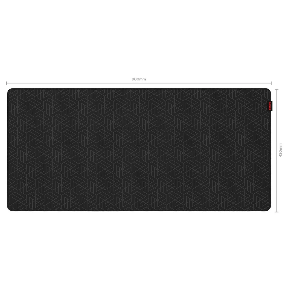 Imagem 5 de 5 do produto Mouse Pad Gamer PCyes Maze Extended Black Vulcan - 900 X 420 - Pmm90x42bv