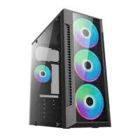 Computador Gamer Intel Core I7 16gb SSD 480 Gb 500 W Gamer RGB W10 Pro Vga 2 Gb