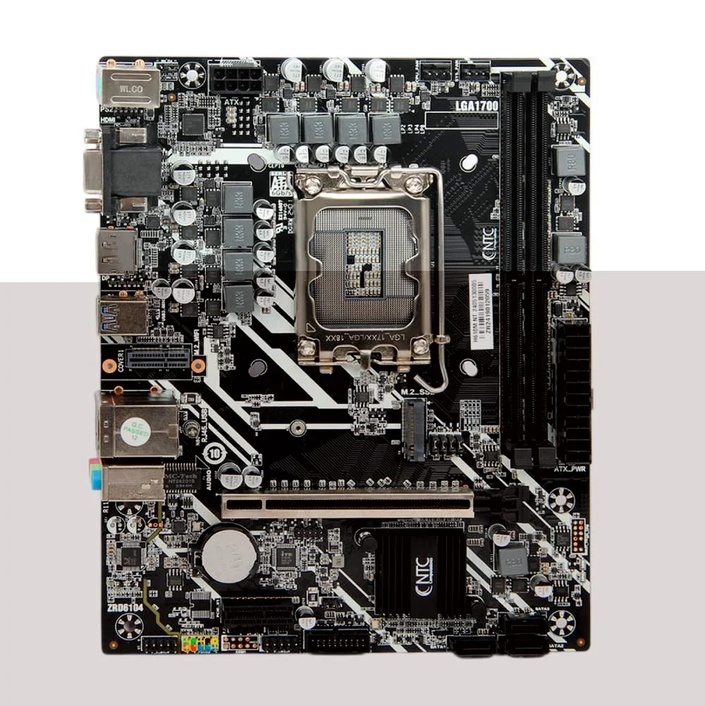 Placa Mãe Ntc H610m LGA 1700 2xDDR4 Chipset H610 Matx 5