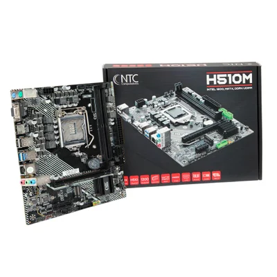 Placa Mãe Ntc H510m LGA 1200 2xDDR4 Chipset H510 Matx