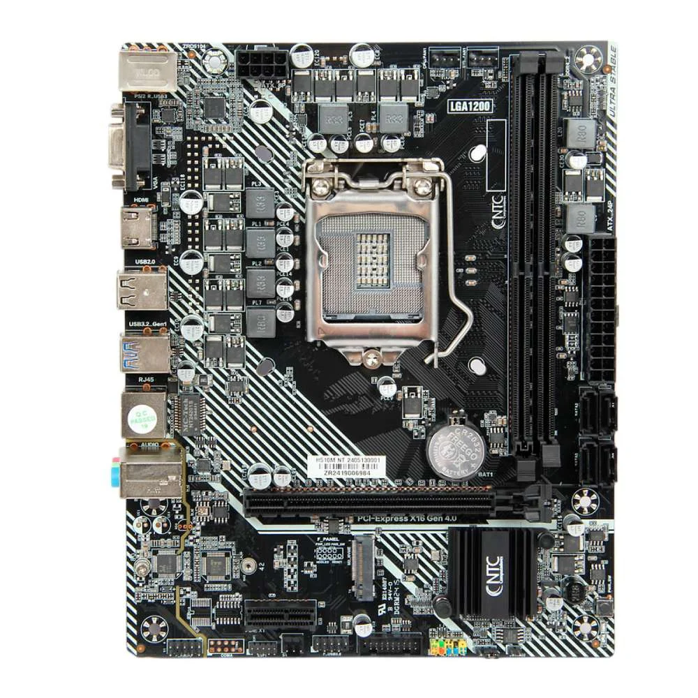 Placa Mãe Ntc H510m LGA 1200 2xDDR4 Chipset H510 Matx 8