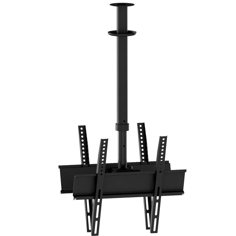 Imagem 4 de 4 do produto Suporte De Teto Duplo Para Tvs, Monitores De 32" A 65" - Com Inclinação
