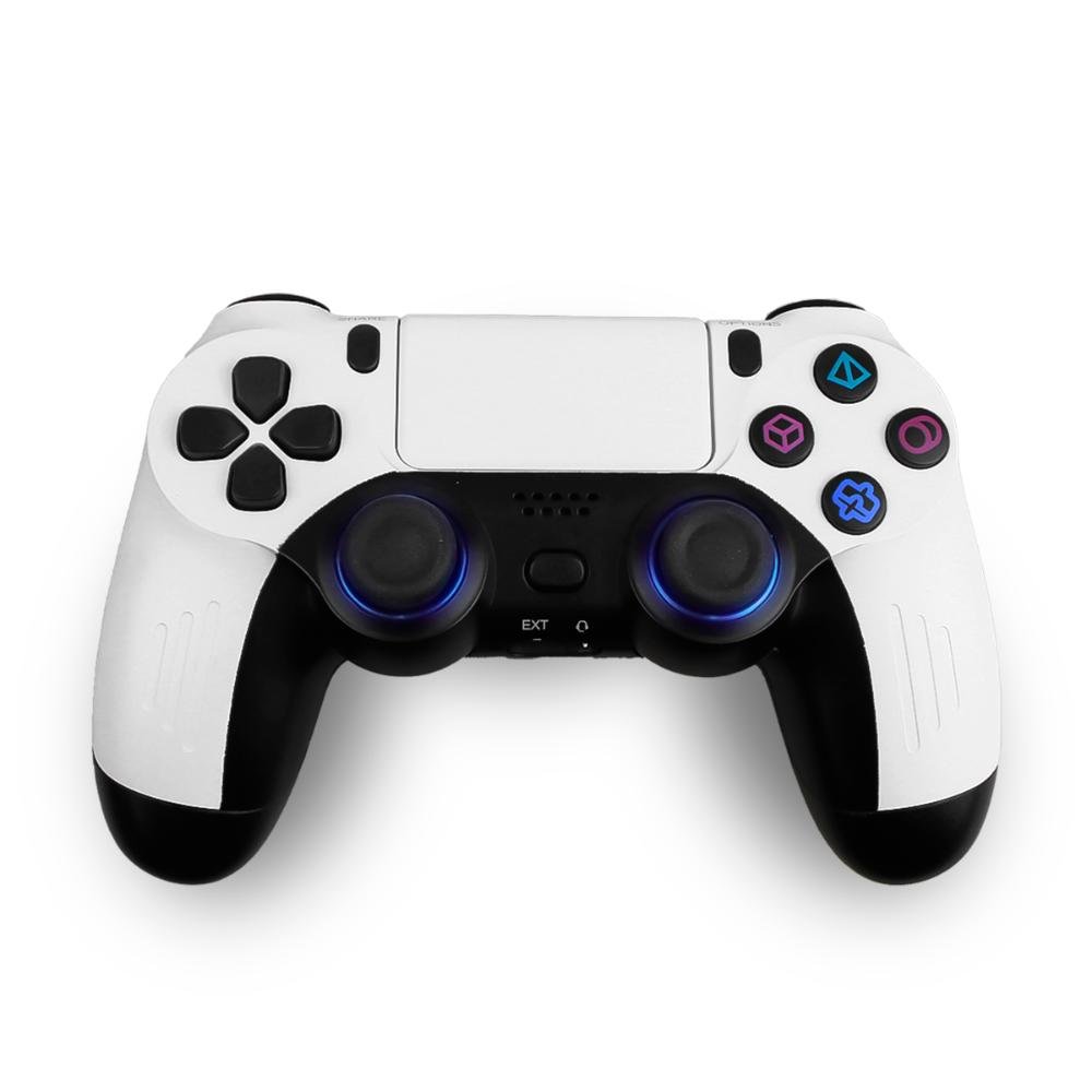 Controle Joystick Gamer P5 Com Fio, Touchpad, Sensor De Movimento, Plug And Play, Saída Headset, LEDs Indicadores, Pronta Entrega