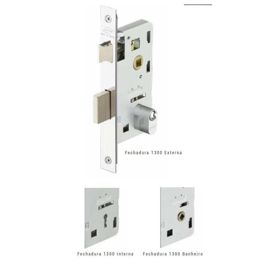 Imagem 3 de 4 do produto Fechadura Duna 3 Externa 40mm Cromado M09j5z R0069 Ez1300 Imab