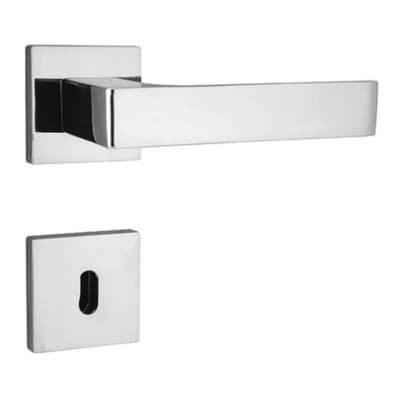 Fechadura Quadratta Reta Interna 5302 Cromado 55mm Aliança