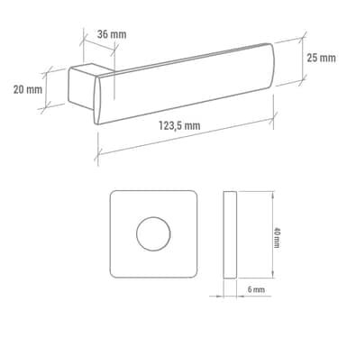 Fechadura Metro Light Interna 40mm Cromado M0960z R0041 Iz1300 Imab