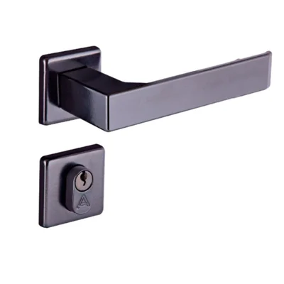 Fechadura Quadratta Reta Externa 5301 Preto 55mm Aliança — foto 2