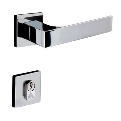 Fechadura Quadratta Reta Externa 5301 55mm Cromada Aliança