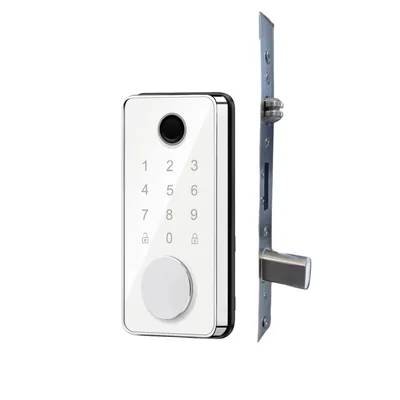 Fechadura Rolete Digital 8600 A Smart Tech Com Biometria, Cartão, Senha E Tag, Branca Advance — foto 3