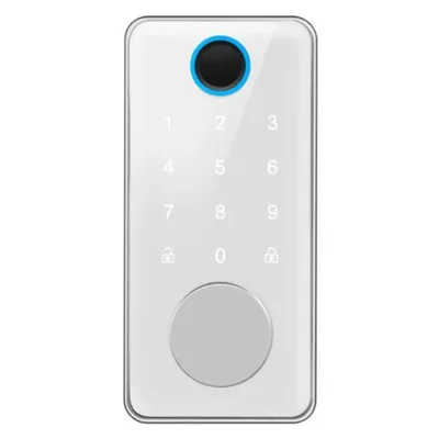 Fechadura Rolete Digital 8600 A Smart Tech Com Biometria, Cartão, Senha E Tag, Branca Advance — foto 5