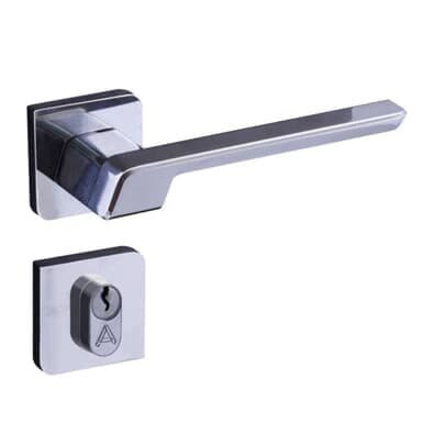 Fechadura Vega Externa 4741 Roseta Cromada 40mm Aliança