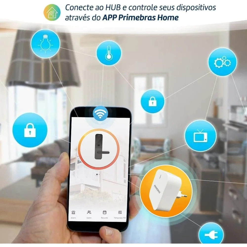 Imagem 5 de 5 do produto Hub Gateway Smart H101 Bluetooth Para Conectividade Das Fechaduras Digitais Primebrás