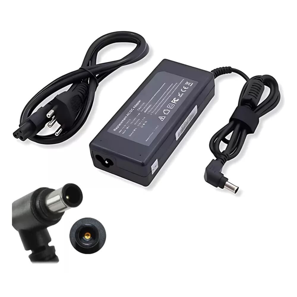Fonte Carregador Para Sony Vaio Vgn-fs742/w 19.5v 4.7a 493 Fonte Carregador Para Sony Vaio Vgn-fs742/w 19.5v 4.7a 493