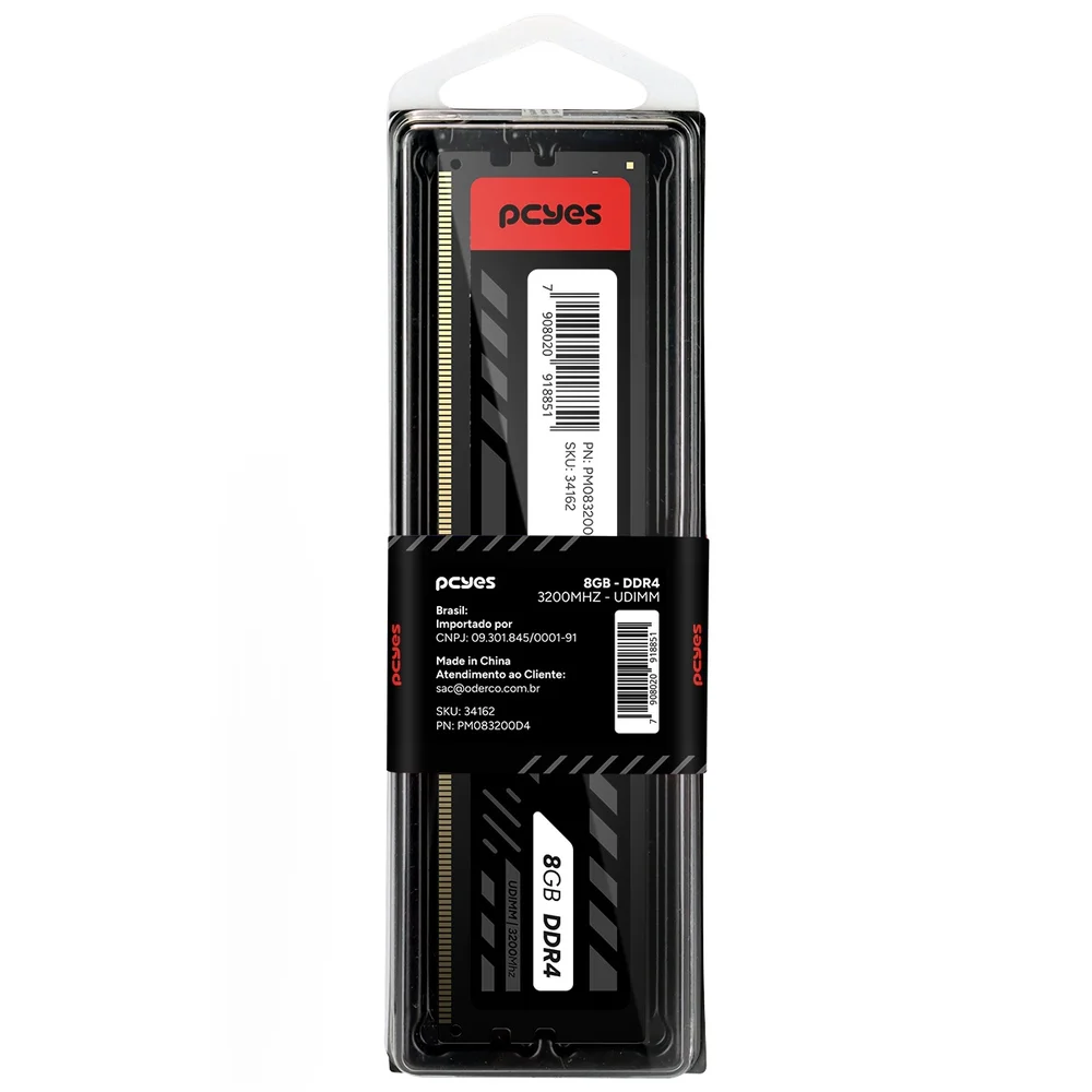 Placa de vídeo PcYes DDR4-3200 1x8GB — foto 1 de 5