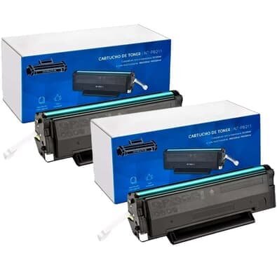 Kit 02 Toner Compativel Pb210 Pb211 Para P2500 M6550 M6600 - 1.6k