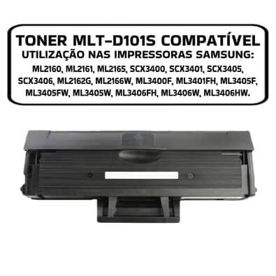 Toner Compatível Ml-2164 Scx-3400 3405w Ml-2162g D101s