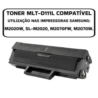 Toner D111 D111l M2020 M2070 M2020w Chip Atualizado