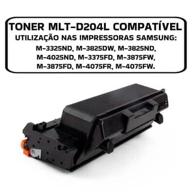 Toner D204l D204 P/ M3375 M3375fd 3375 3375fd M4025 M4025nd