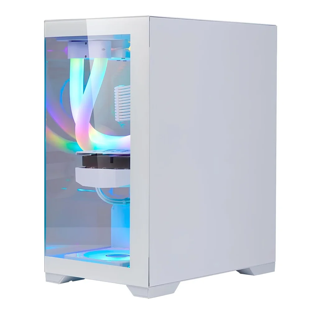 Imagem 3 de 5 do produto Gabinete Gamer Nebula Mini Metalred M6 Sem Fans Branco