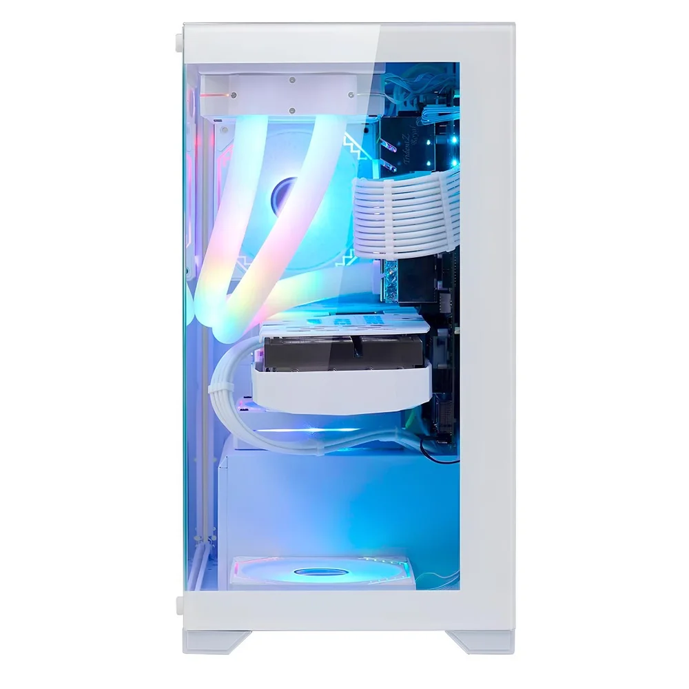 Imagem 4 de 5 do produto Gabinete Gamer Nebula Mini Metalred M6 Sem Fans Branco