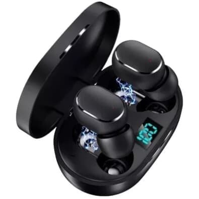 Fone De Ouvido Bluetooth 5.0 Par Sem Fio Duplo Cancelamento De Ruido Viso LEDs